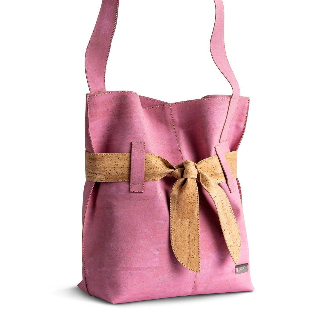 Kork Tasche «Present» rosa