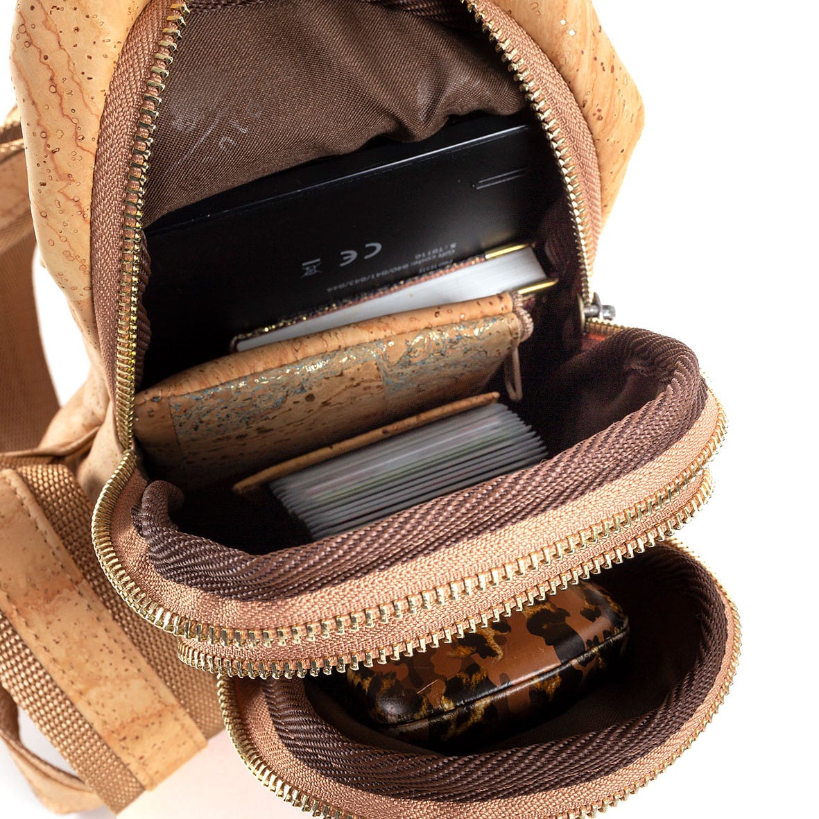 Brusttasche aus Kork «Raiz»
