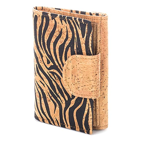 Geldbörse aus Kork «Moeda» Zebra