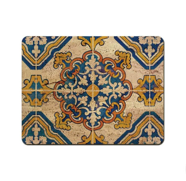 Kork Tischset «Azulejo» von Artipel