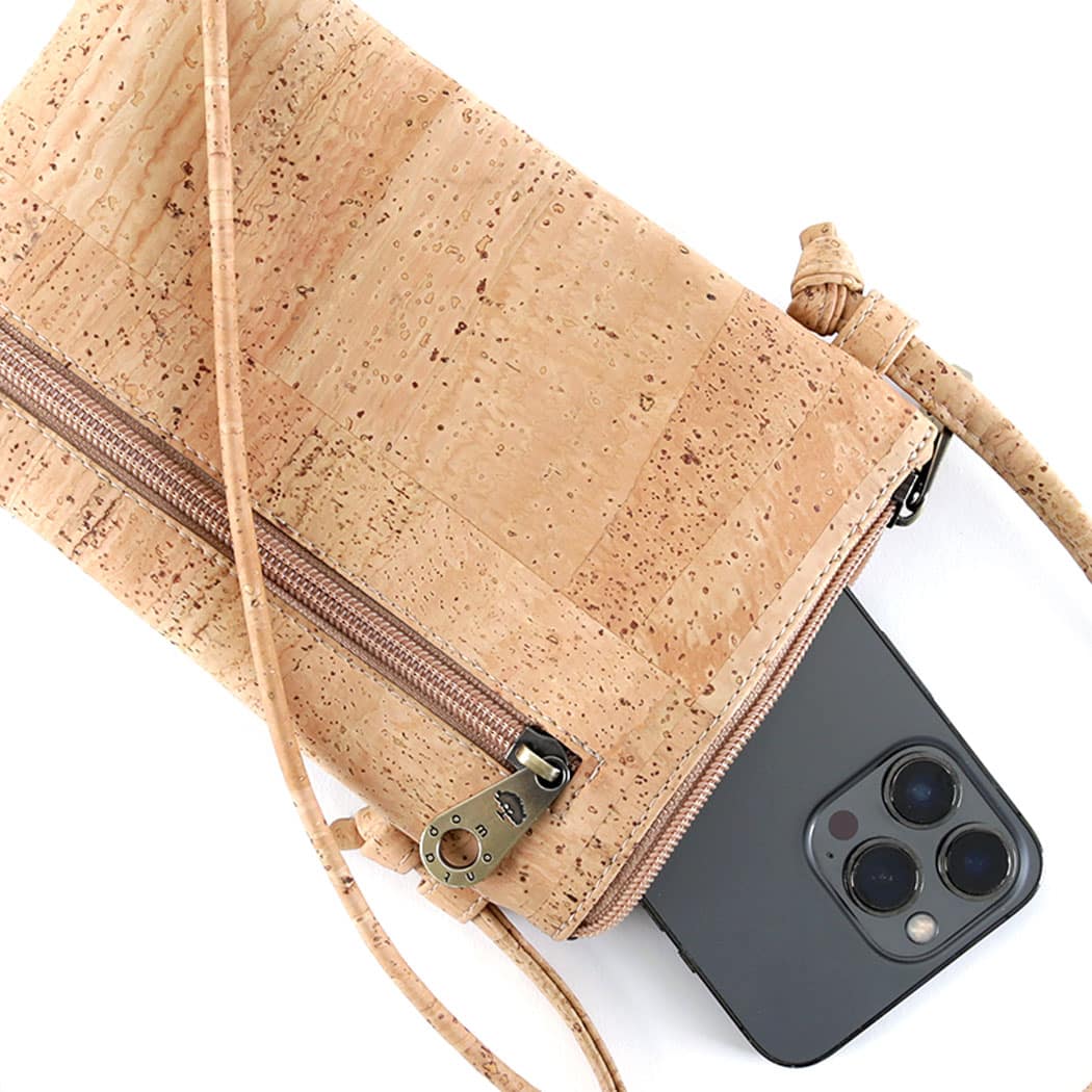 Handytasche «Basic Zip» aus Kork