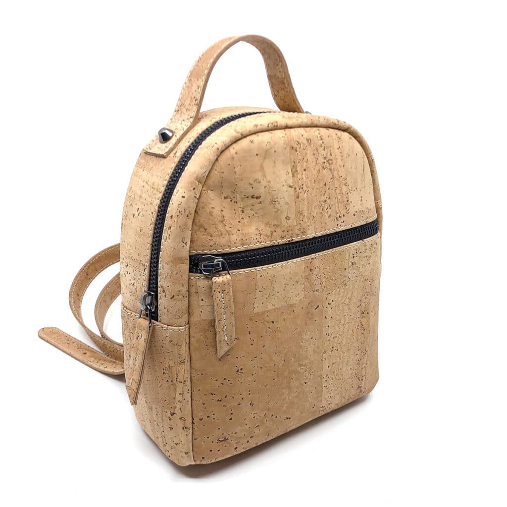 Miniature Rucksack Kleiner Rucksack aus Kork «Mirissa Mini» – Nachhaltig und fair