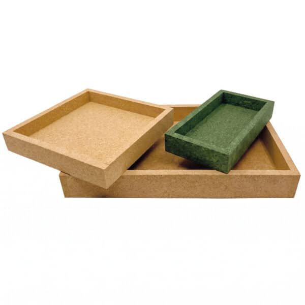 Kork-Behälter-Set «Green»