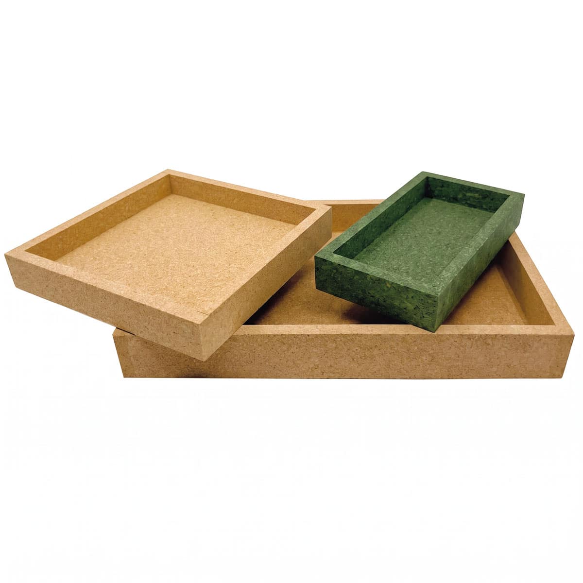 Kork-Behälter-Set «Green»