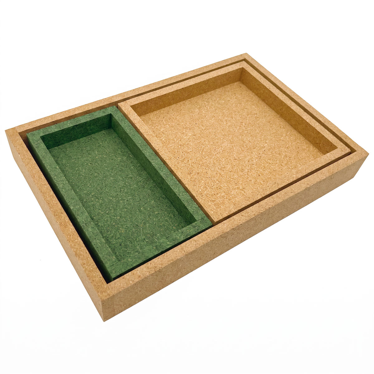 Kork-Behälter-Set «Green»
