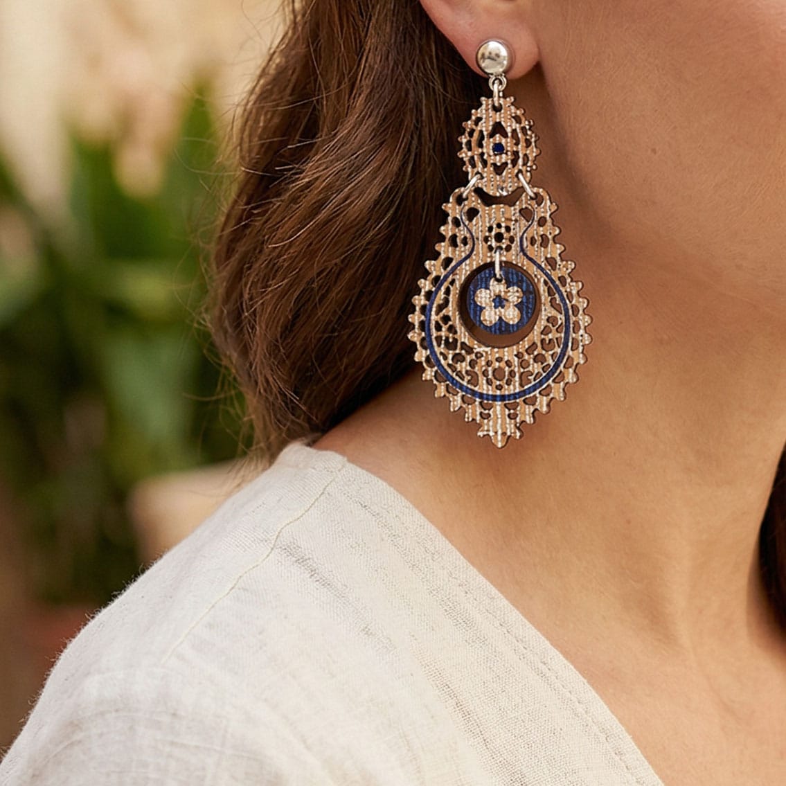 Kork-Ohrringe «Florical»