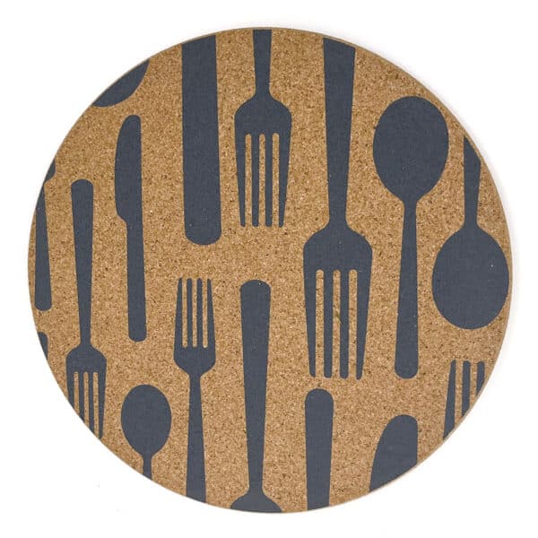 Pfannenuntersetzer «Cuttlery» aus Kork