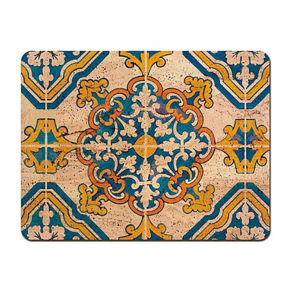Kork Tischset «Azulejo» von Artipel