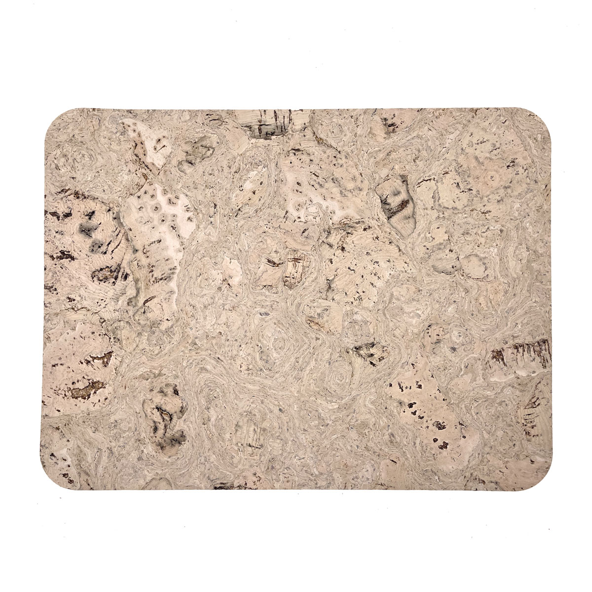 Kork-Tischsets «White» (4er-Set)