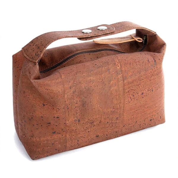 Kosmetiktasche braun aus Kork