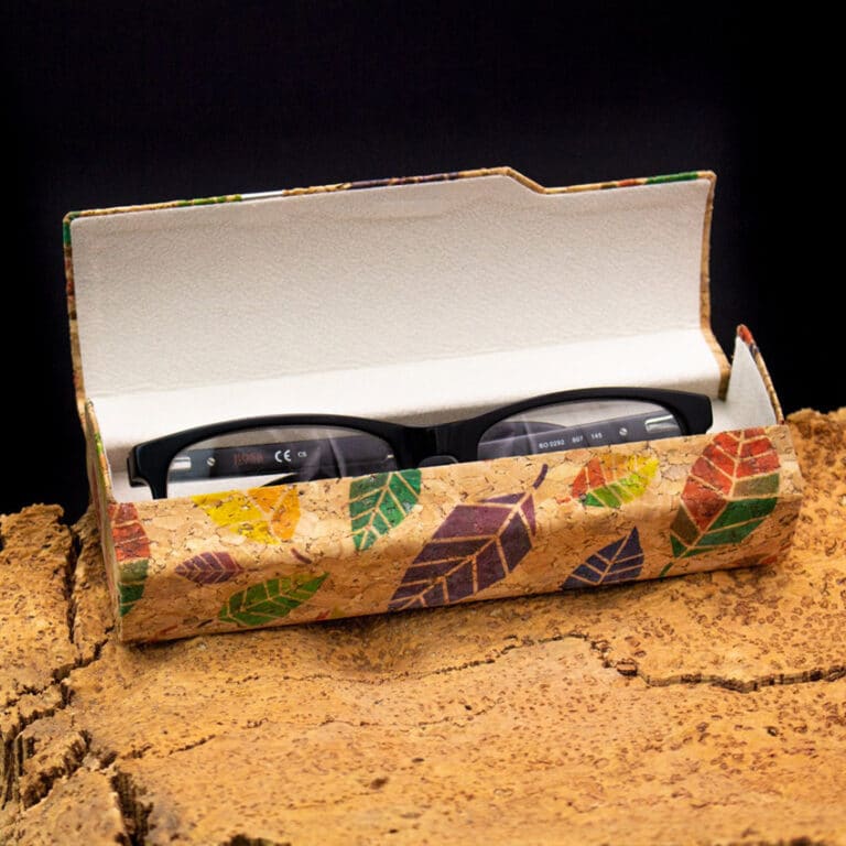 Simaru Brillenetui Aus Kork – Hardcase Mit Magnetverschluss, Faltbar & Wasserabweisend