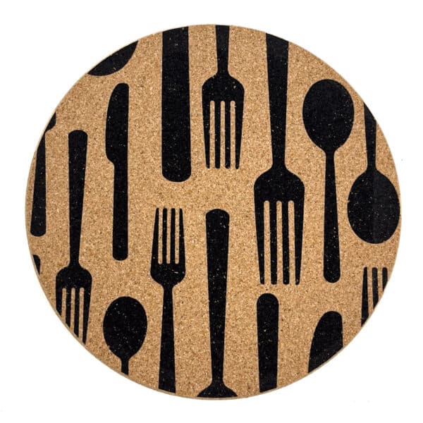 Pfannenuntersetzer «Cuttlery» aus Kork