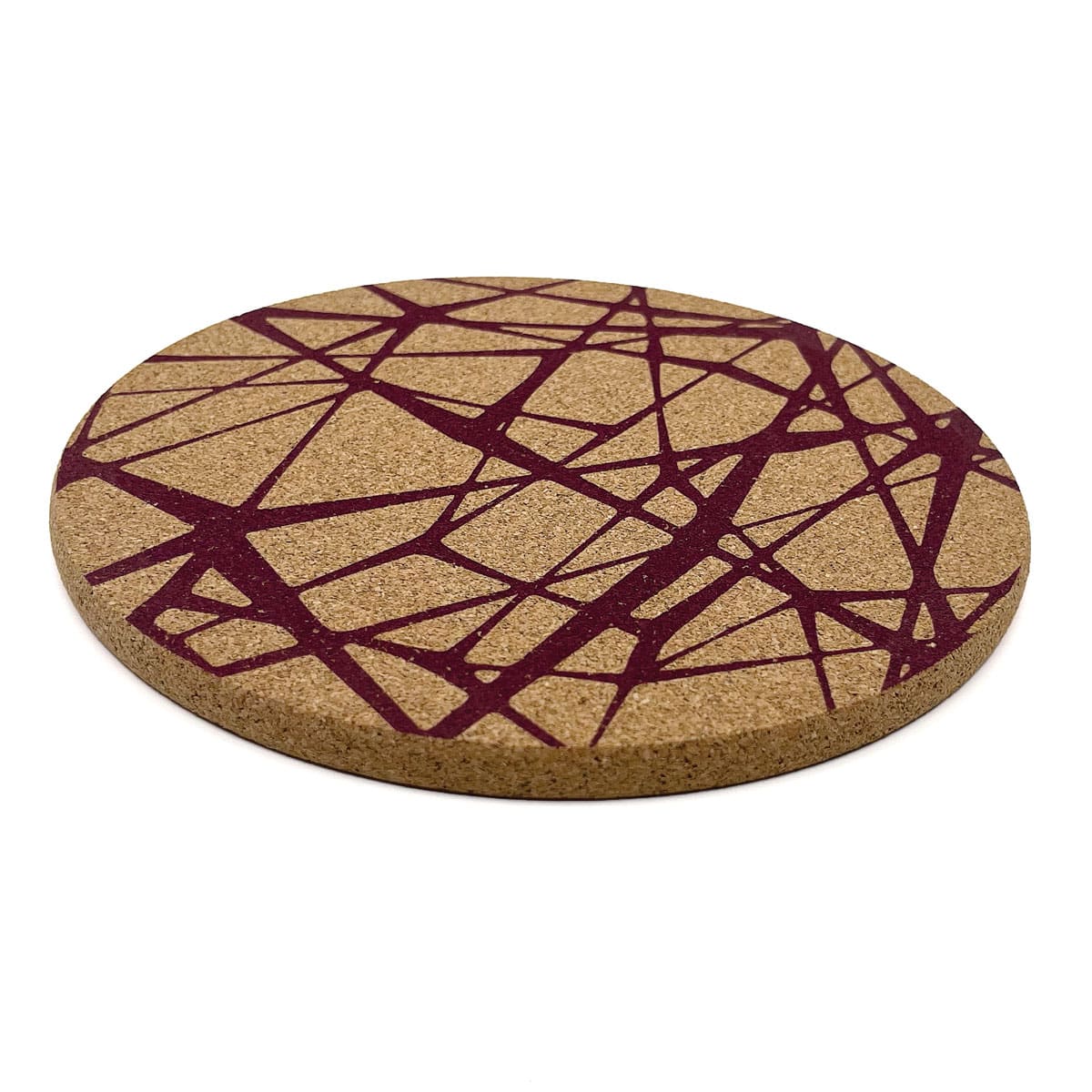 Pfannenuntersetzer «Scribble» (rund) aus Kork