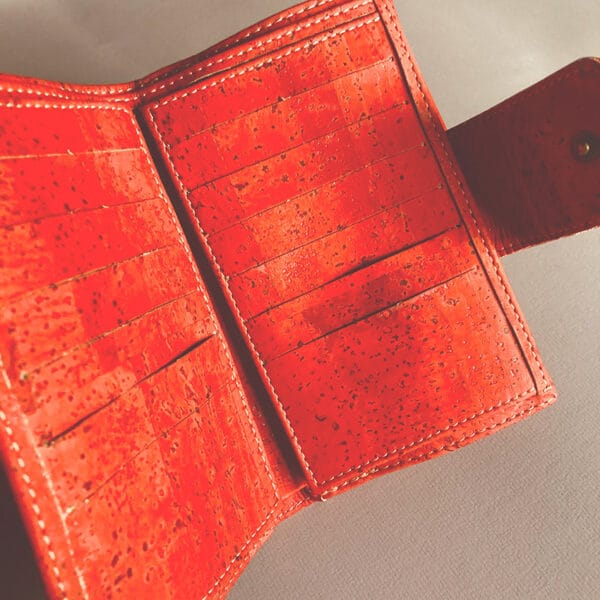 Portemonnaie aus Kork «Grapefruit»