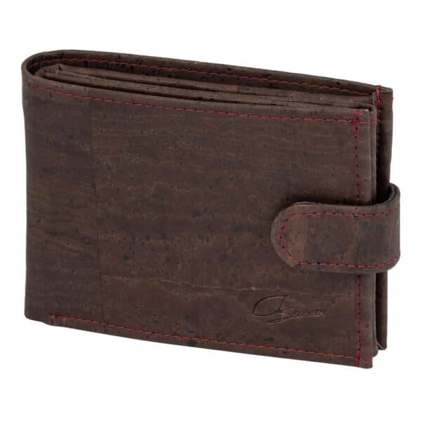 Portemonnaie aus Kork «Zac Flap» braun