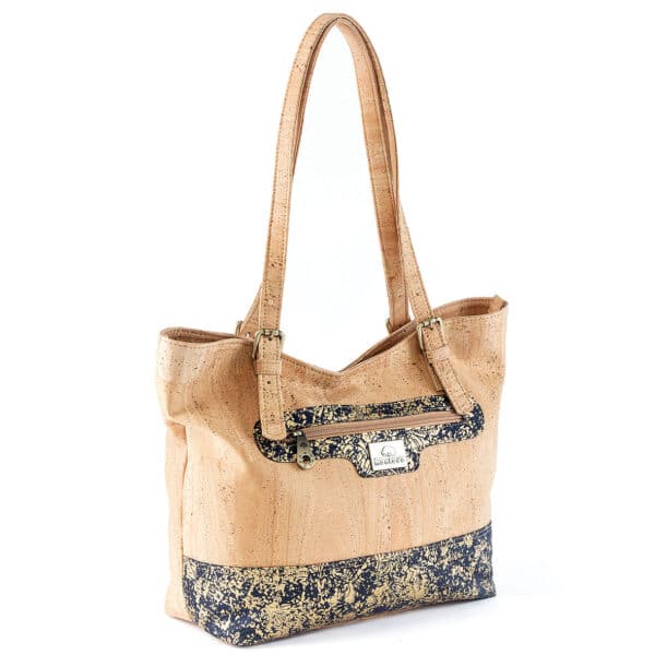 Schultertasche «Dourada» aus Kork