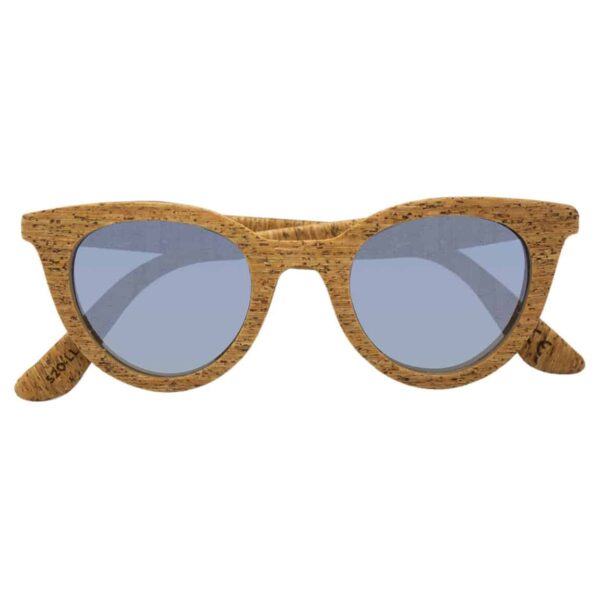 Sonnenbrille «Lluvia» silber aus Kork