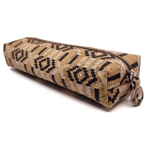 Stiftetui «Ethnic Black» aus Kork