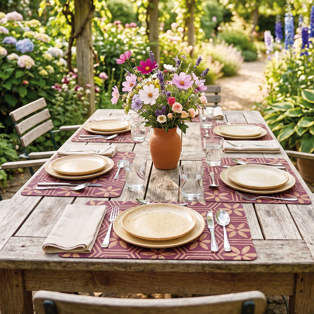 Tischset aus Kork «Flores»