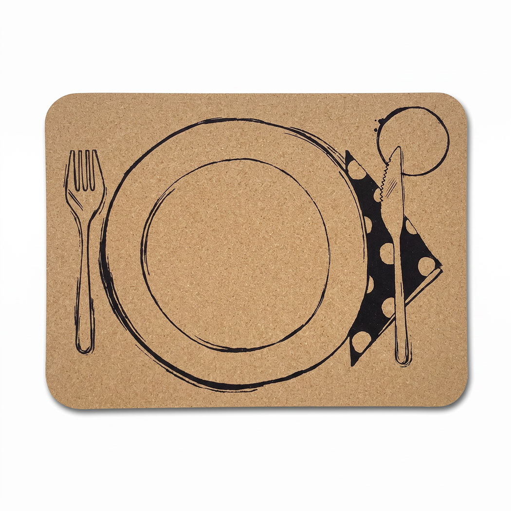Tischsets «Table» aus Kork (4er-Set)
