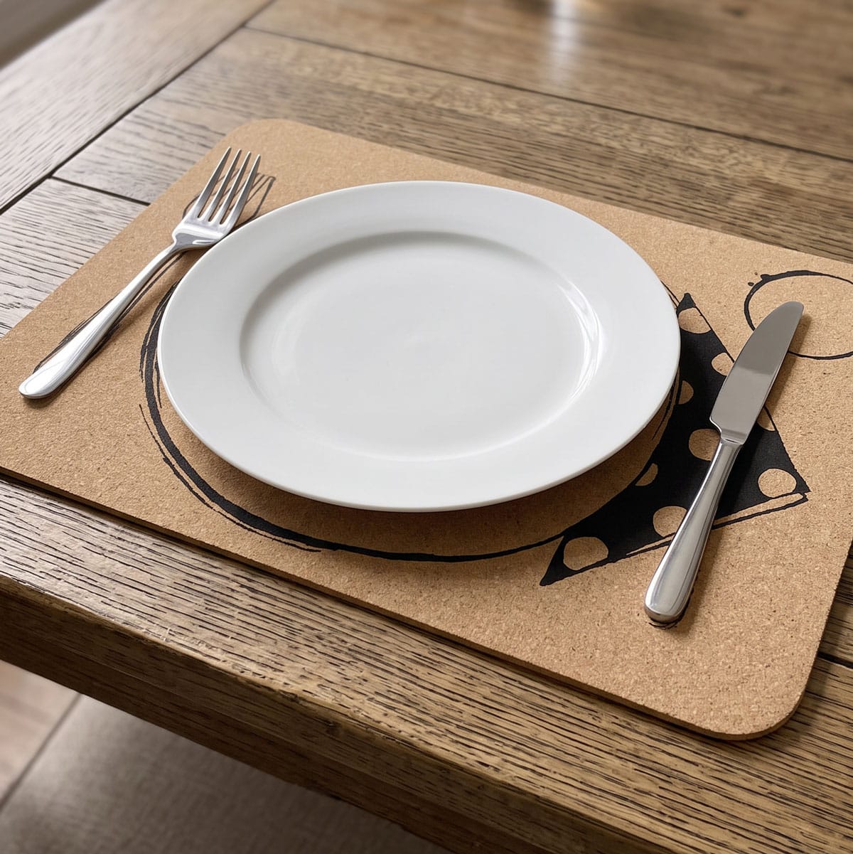 Tischsets «Table» aus Kork (4er-Set)