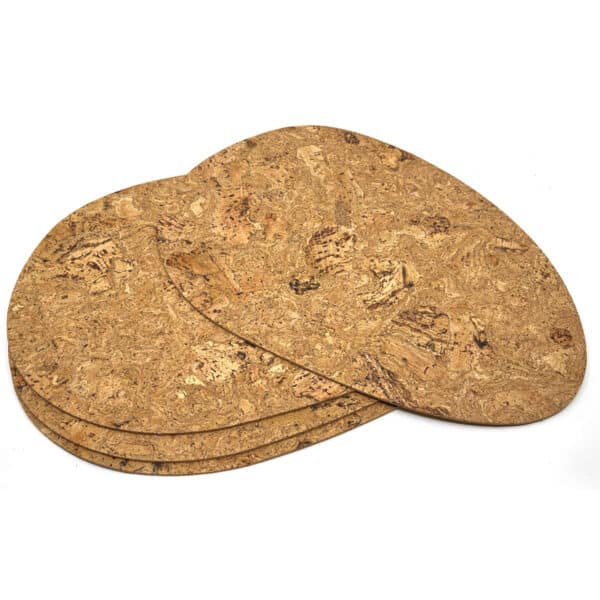 Tischsets aus Kork «Dekko Pebble» (4er-Set)