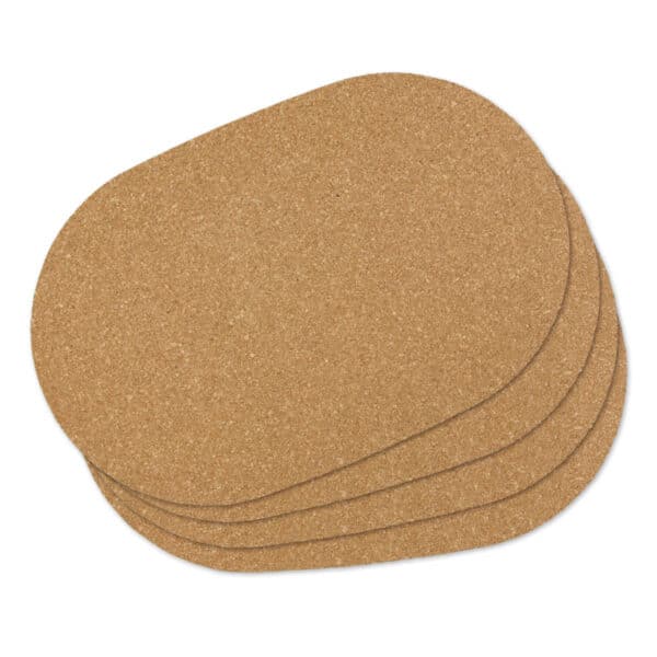 Tischsets aus Kork «Simple oval» (4er-Set)
