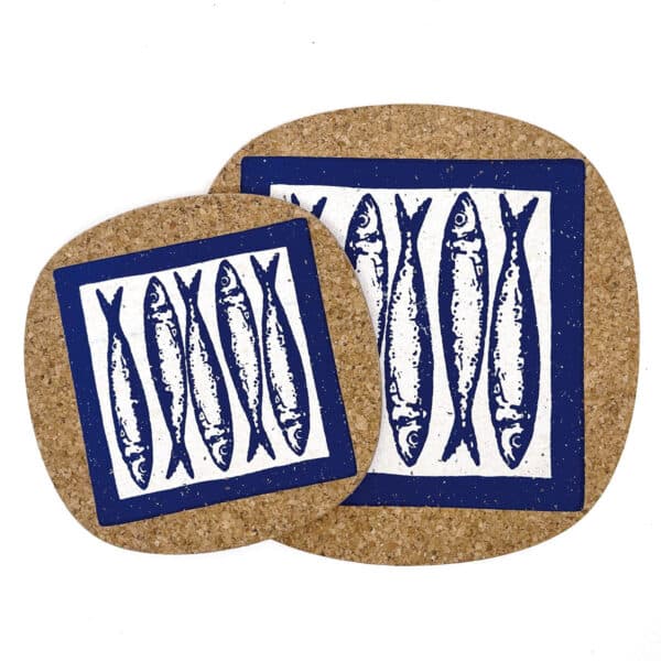 Untersetzer-Set «Peixe» aus Kork