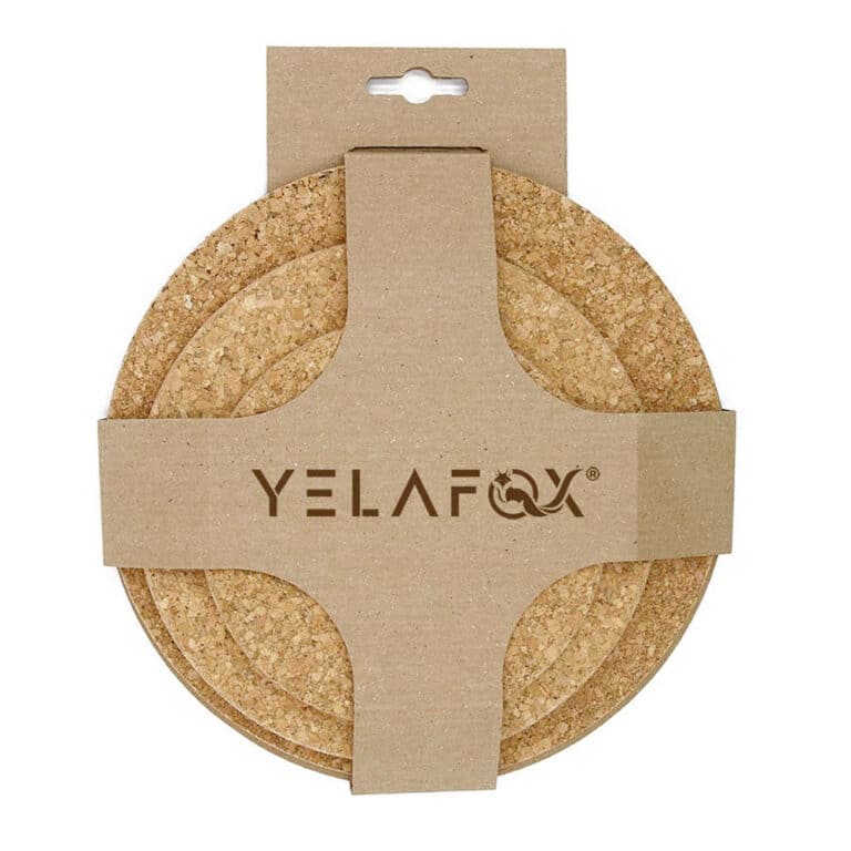 50 Stück Kork Untersetzer Rund - 10cm Durchmesser Für Tische & DIY Projekte