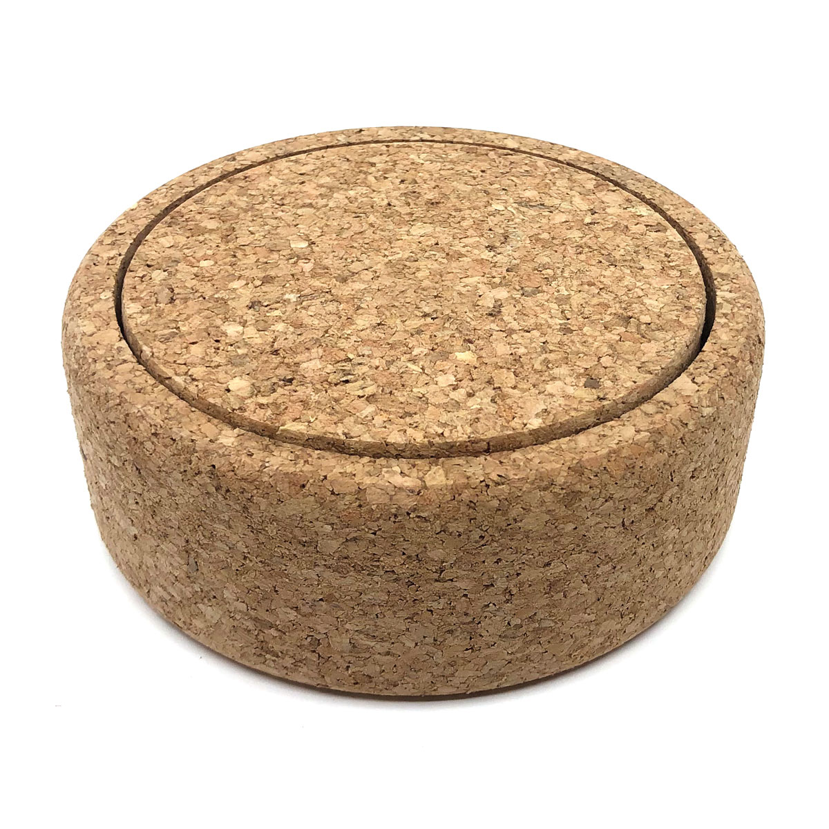 Untersetzer-Set mit Flaschenhalter aus Kork