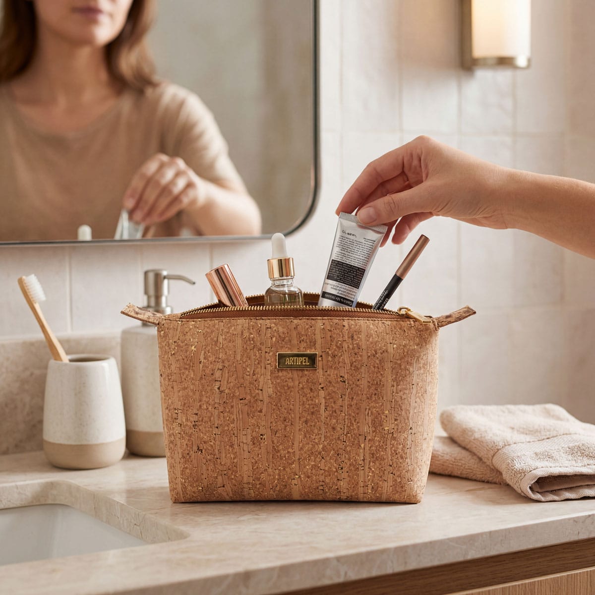 Veganes Korketui «Golden Touch»